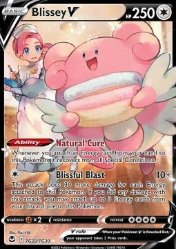 Blissey V SIT-TG22 Ultra Rare Excellent Englisch