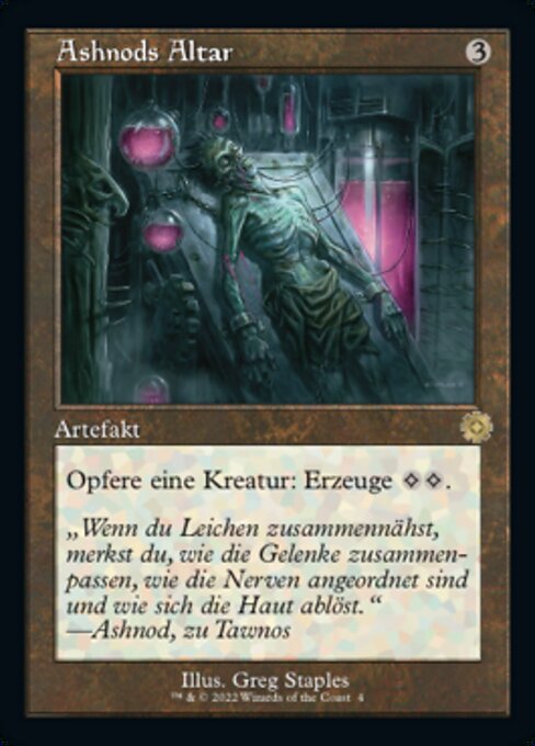 Ashnods Altar (V.1) BRR-4 Rare Near Mint Deutsch