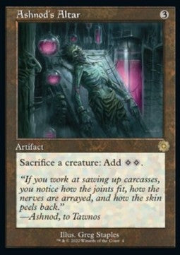 Ashnod's Altar BRR-4 Rare Good Englisch