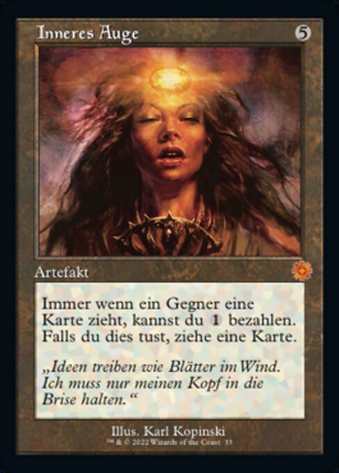 Inneres Auge (V.1) BRR-33 Mythic Excellent Deutsch