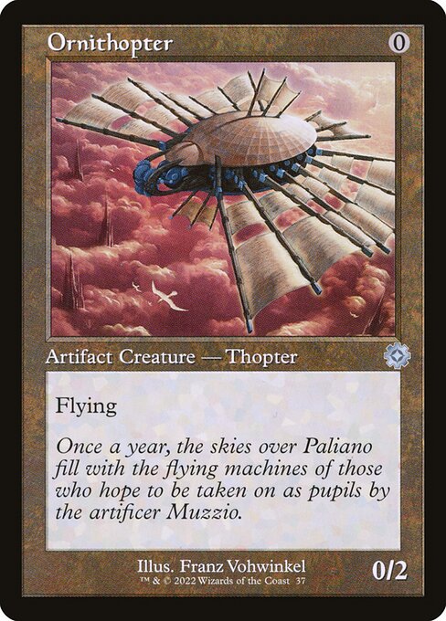 Ornithopter (V.1) BRR-37 Uncommon Excellent Englisch
