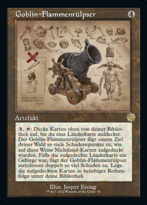 Goblin-Flammenrülpser (V.2) BRR-81 Rare Near Mint Deutsch