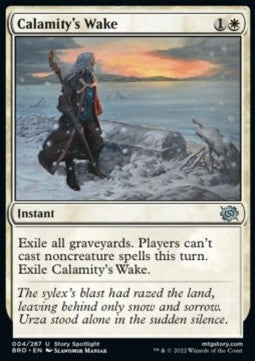 Calamity's Wake BRO-4 Uncommon Excellent Englisch Foil