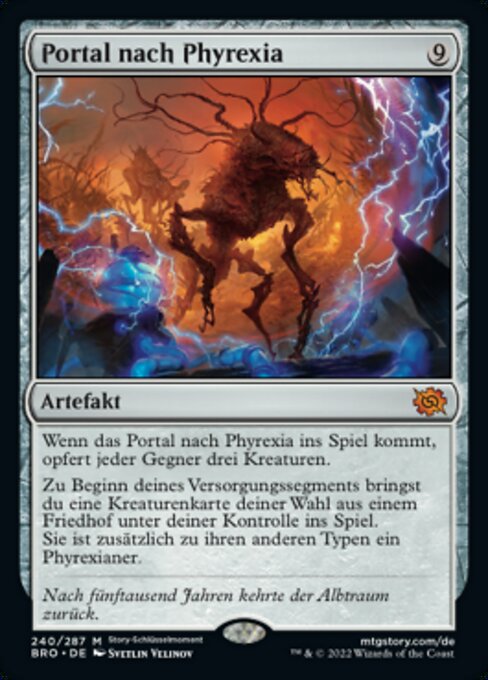 Portal to Phyrexia BRO-240 Mythic Near Mint Deutsch