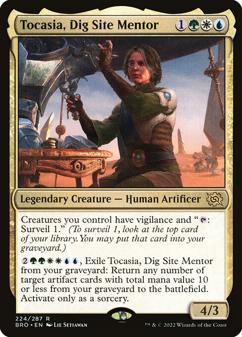 Tocasia, Dig Site Mentor BRO-224 Rare Excellent Englisch Foil