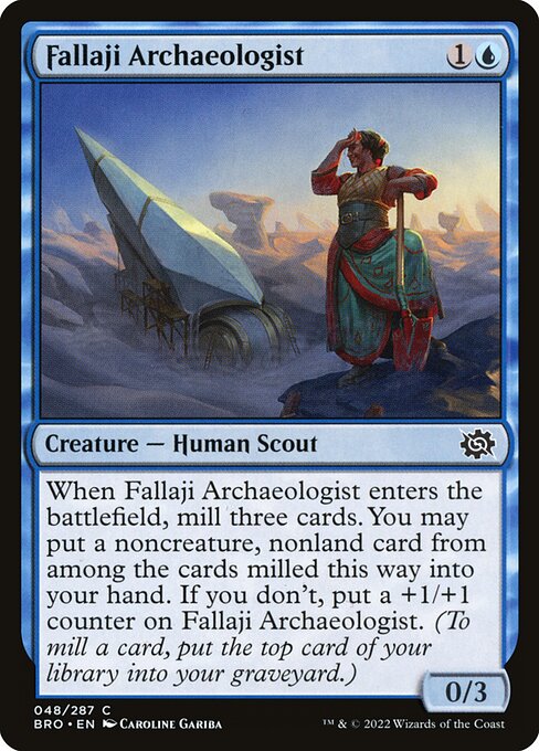 Fallaji Archaeologist BRO-48 Common Excellent Englisch Foil