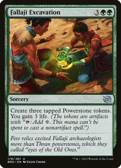 Fallaji Excavation BRO-178 Uncommon Excellent Englisch