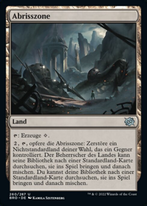 Abrisszone BRO-260 Uncommon Near Mint Deutsch