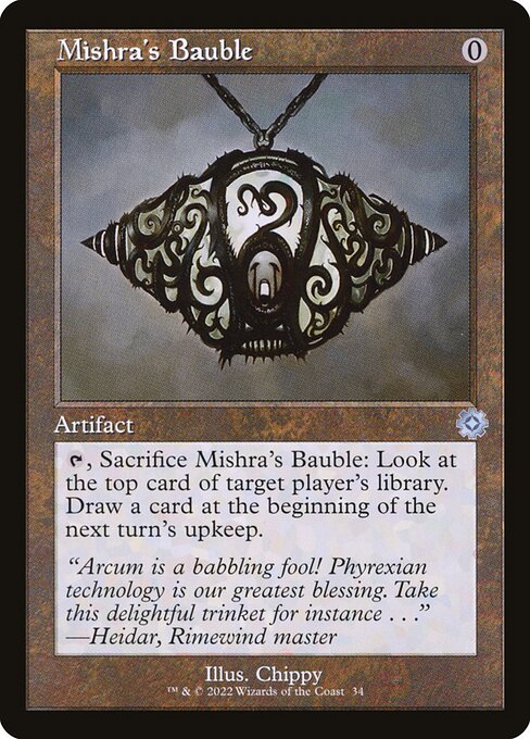 Mishra's Bauble BRR-34 Uncommon Excellent Englisch