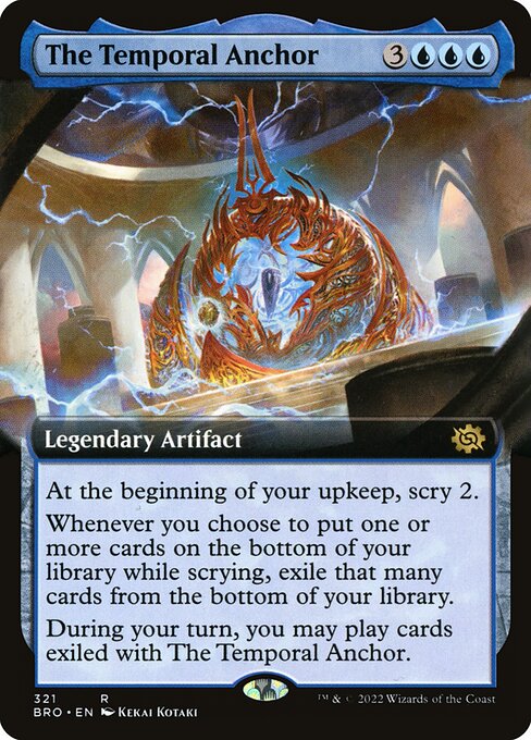 The Temporal Anchor XBRO-321 Rare Excellent Englisch Foil