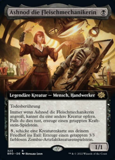 Ashnod die Fleischmechanikerin XBRO-323 Rare Excellent Deutsch