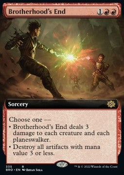 Brotherhood's End XBRO-335 Rare Excellent Englisch Foil
