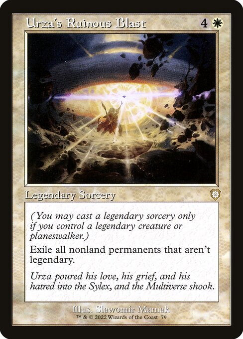 Urza's Ruinous Blast BRC-79 Rare Near Mint Englisch