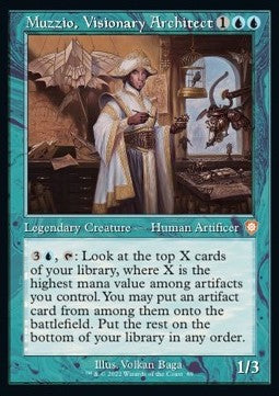 Muzzio, Visionary Architect BRC-89 Mythic Near Mint Englisch