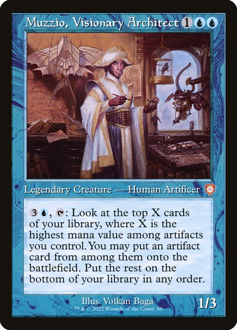 Muzzio, Visionary Architect BRC-89 Mythic Near Mint Englisch