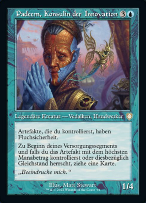 Padeem, Konsulin der Innovation BRC-91 Rare Near Mint Deutsch