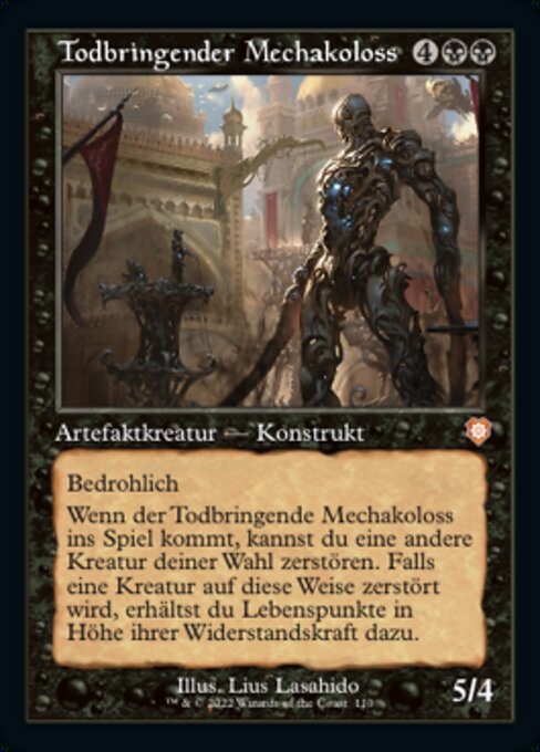 Todbringender Mechakoloss BRC-110 Mythic Near Mint Deutsch