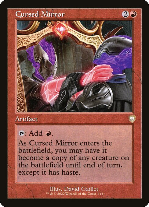 Cursed Mirror BRC-115 Rare Near Mint Englisch