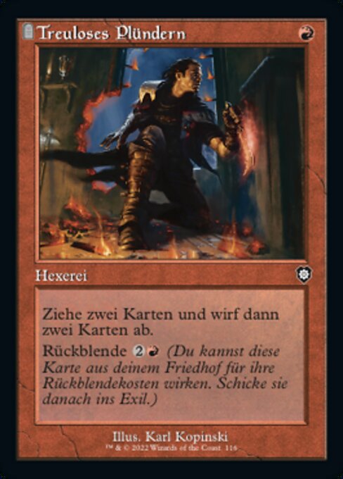 Treuloses Plündern BRC-116 Common Near Mint Deutsch