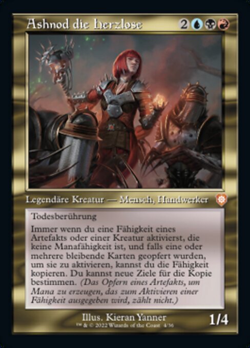 Ashnod die Herzlose BRC-4 Mythic Near Mint Deutsch Foil