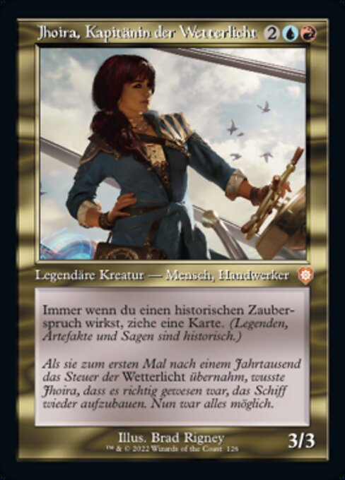 Jhoira, Kapitänin der Wetterlicht BRC-126 Mythic Near Mint Deutsch