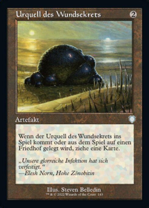 Urquell des Wundsekrets BRC-143 Uncommon Excellent Deutsch