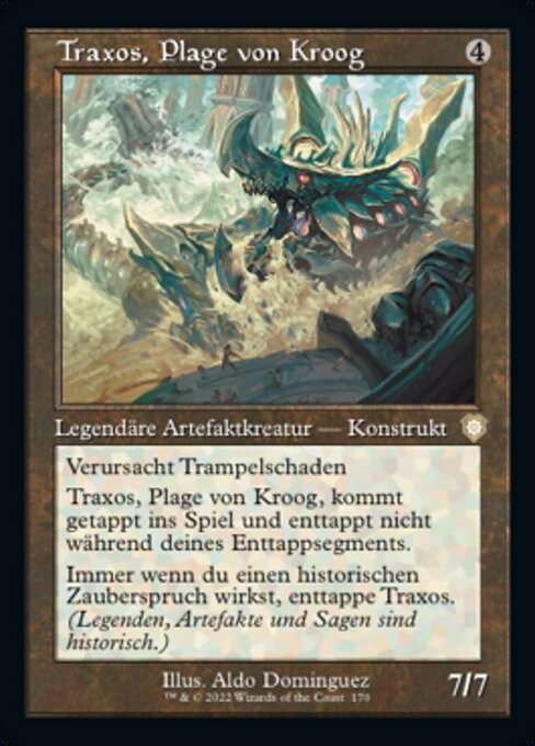Traxos, Plage von Kroog BRC-170 Rare Excellent Deutsch