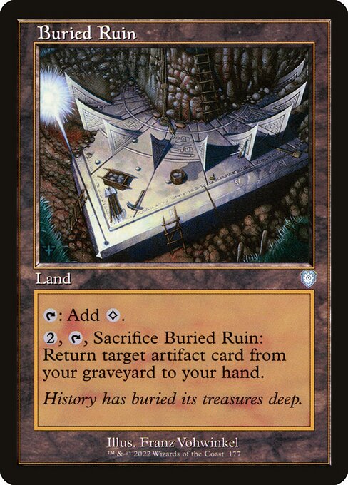 Buried Ruin BRC-177 Uncommon Near Mint Englisch