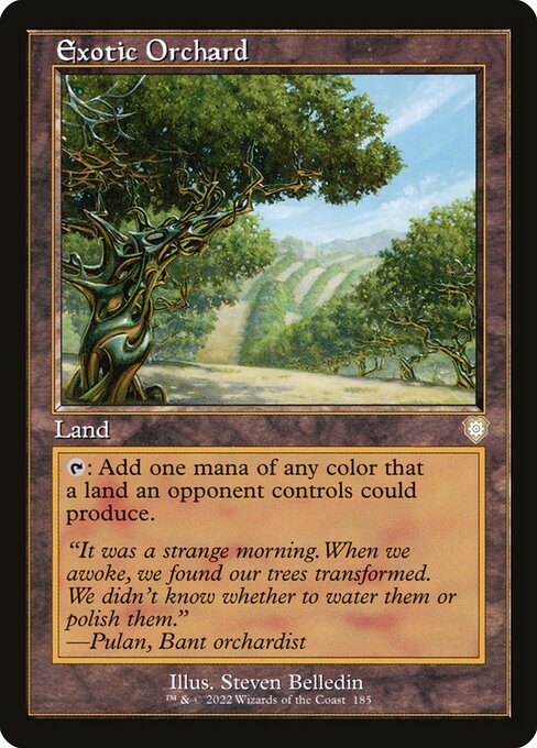 Exotic Orchard BRC-185 Rare Near Mint Englisch