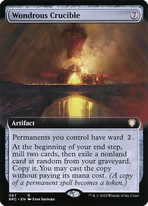 Wondrous Crucible XBRC-67 Rare Excellent Englisch