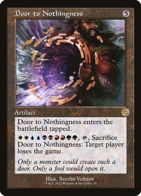 Door to Nothingness BRR-14 Rare Near Mint Englisch