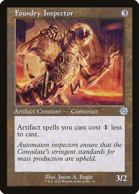 Foundry Inspector (V.1) BRR-16 Uncommon Excellent Englisch