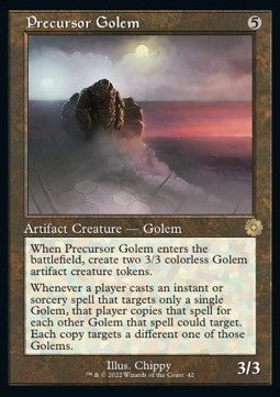 Golem-Vorläufer (V.1) BRR-42 Rare Excellent Deutsch