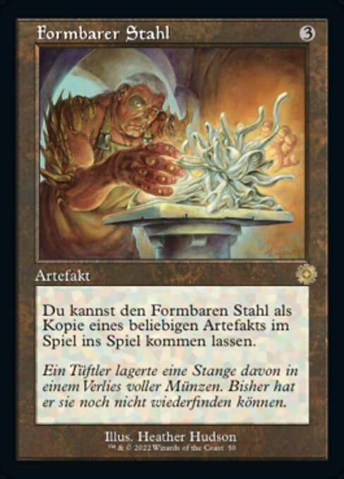 Formbarer Stahl (V.1) BRR-50 Rare Near Mint Deutsch