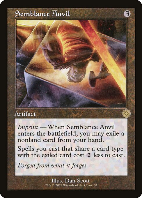 Semblance Anvil BRR-52 Rare Near Mint Englisch