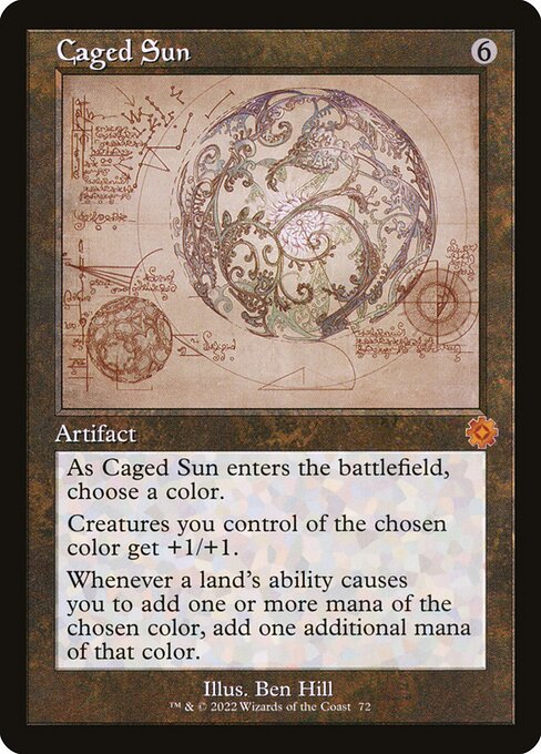 Eingesperrte Sonne (V.2) BRR-72 Mythic Excellent Englisch