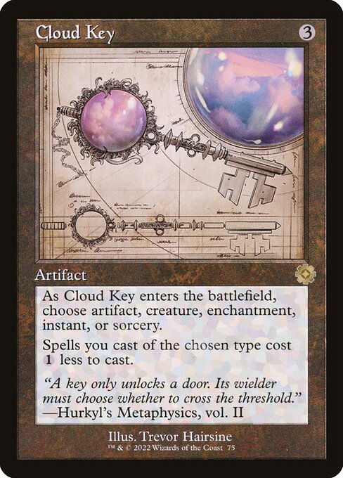 Wolkenschlüssel (V.2) BRR-75 Rare Excellent Englisch Foil