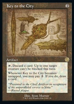 Key to the City BRR-90 Rare Excellent Englisch Foil