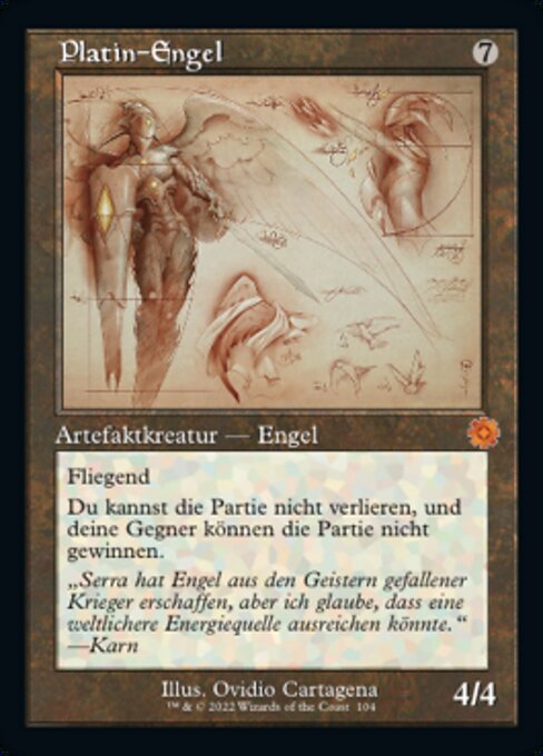Platin-Engel (V.2) BRR-104 Mythic Excellent Deutsch Foil