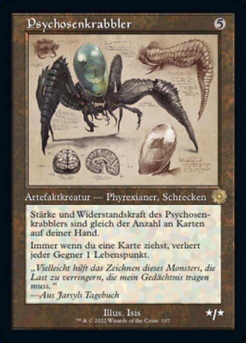 Psychosenkrabbler (V.2) BRR-107 Rare Excellent Deutsch