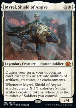 Myrel, Shield of Argive BRO-18 Mythic Near Mint Englisch