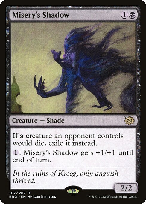 Misery's Shadow BRO-107 Rare Near Mint Englisch