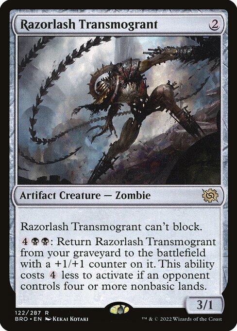Razorlash Transmogrant BRO-122 Rare Near Mint Englisch