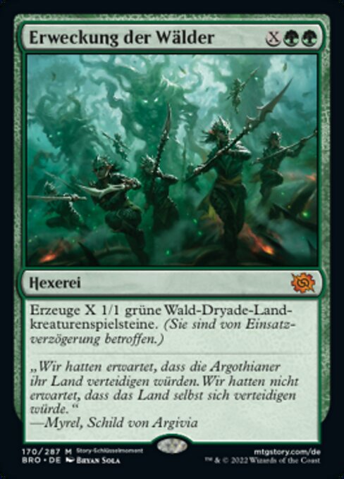 Erweckung der Wälder BRO-170 Mythic Excellent Deutsch
