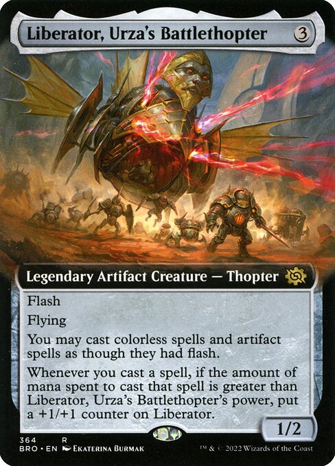 Liberator, Urza's Battlethopter XBRO-364 Rare Excellent Englisch