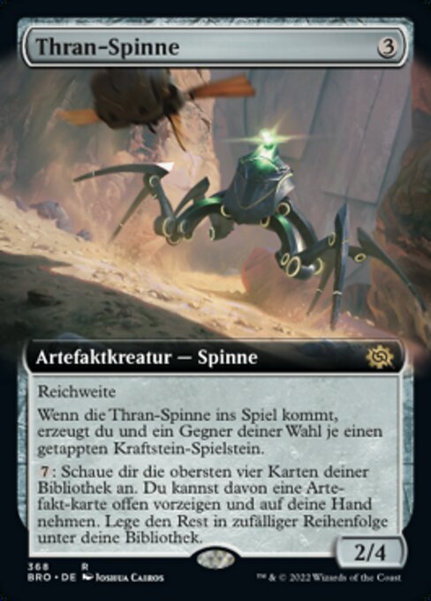 Thran Spider XBRO-368 Rare Excellent Deutsch Foil