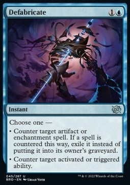 Defabricate BRO-45 Uncommon Excellent Englisch