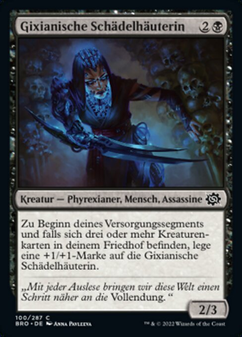 Gixianische Schädelhäuterin BRO-100 Common Excellent Deutsch