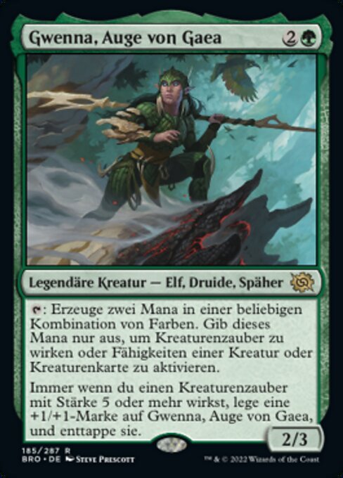 Gwenna, Auge von Gaea BRO-185 Rare Excellent Deutsch
