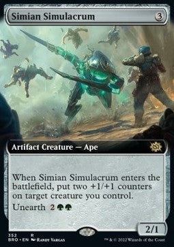 Simian Simulacrum XBRO-352 Rare Good Deutsch